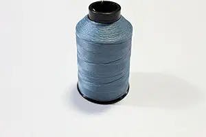 1 Pc of 4oz Spool T70 Sky Blue Bonded Nylon Sewing Thread 1500 Yards #69 Fabric N196