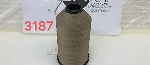 1 Pc of 69 Upholstery Thread TEX-70 Bonded Nylon 8 oz Dark Beaver 3187