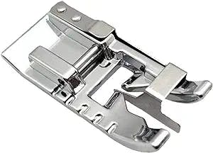 Stitch in Ditch Foot/Edge Joining Foot Sewing Machine Presser Foot - Fits All Low Shank Snap-On Singer, Brother, Babylock, Janome, Kenmore, White, Juki, New Home, Simplicity, Elna etc.