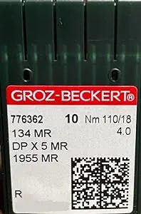 Needle It Up with 10 Groz-Beckert 134 MR DPX5 134 SAN 11 Sewing Machine Needles - Size 110/18