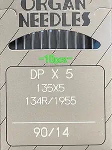 Needle It Up with 50 Organ 134R / 135x5 / DPx5 Needles for PFAFF Sewing Machine Size - 90/14