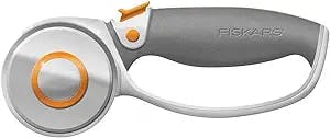 Fiskars Crafts Rotary Cutter, 60mm Titanium: The Ultimate Quilting Weapon