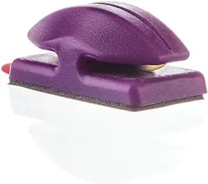 Thread Cutterz Patented Stainless Steel Flat Mountable Quick Thread, Yarn & Embroidery Floss Cutter - Purple