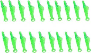 Tool for Sewing Needle Machine Needle Sewing Fish Shape Needle Threaders Hand DIY Threader 20PCS Threader Crafting for Hand Sewing Learn to Kits for Adults Beginner (Green, One Size)