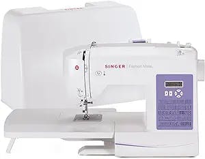 SINGER | 5560 Computerized Sewing Machine with Included Accessory Kit, Hard Cover & Extension Table, 203 Stitch Applications - Perfect for Beginners