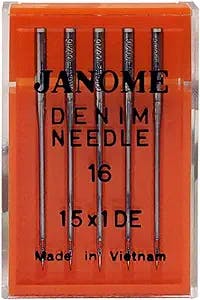 Janome Sewing Machine Needle Denim Size 16: The Holy Grail for Heavy Duty S