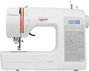 Poolin Sewing Machine Heavy Duty Computerized with Built-in 200 Stitches, Designed For High-end Sewing, Easy for Various Sewing Needs