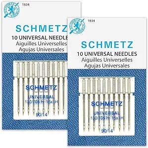 SCHMETZ Universal (130/705 H) Household Sewing Machine Needles - Size 90/14