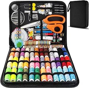 Marcoon Large Sewing Kit, 200 Premium Sewing Supplies, 41 XL Thread Spools, Suitable for Traveller, Adults, Kids, Beginner, Emergency, DIY and Home