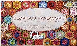 Aurifil Glorious Handwork Thread Set - 20 Small Spools of 80wt Cotton