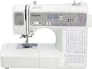 Brother 150-Stitch Computerized Sewing & Quilting Machine with Wide Table, White (RSQ9285)