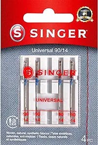 SINGER 04736 Sewing Machine Needles, 5-Pack, 90/14-5 5 Count