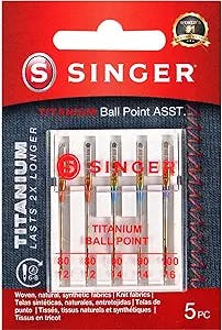 The Perfect Needles for Your Knit Fabric: SINGER 04809 Titanium Universal B