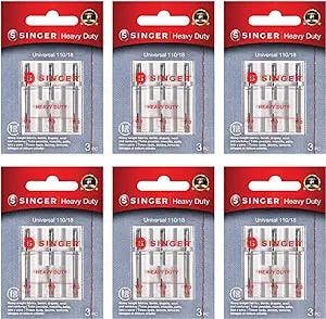 Sew Like a Pro with the SINGER Universal Heavy Duty Machine Needles, 6-Pack