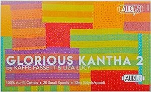 Glorious Kantha 2 Thread by Kaffe Fassett and Liza Lucy: Stitch Your Way to
